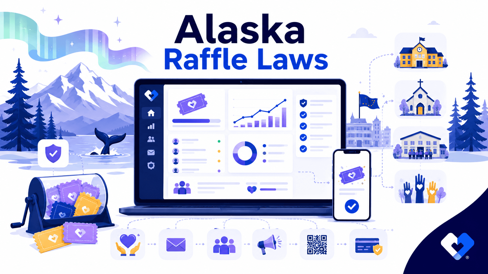 Alaska Raffle Laws: Are Online and 50/50 Raffles Legal for Nonprofits?